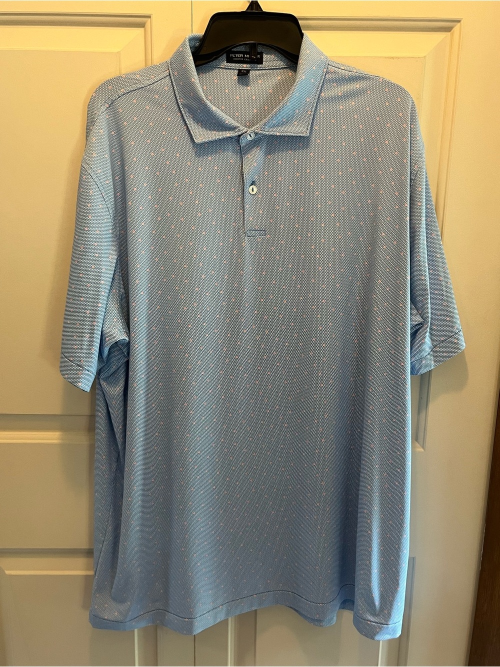 Peter Millar Crown Crafted Blue Polo Men’s Size 2XL